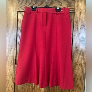 MODA International - Beautiful Red skirt with slight flare at bottom